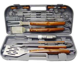 13 pc. DELUXE BBQ GRILL TOOL SET w/CASE