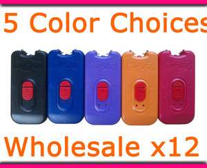 Wholesale Lot (12) Multi color Mini Size Stun Guns  