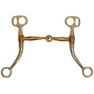 Draft Horse Bit   Tom Thumb Snaffle with Copper Mouth  