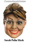   Sarah Palin ZOMBIE Mask For Halloween, Electioneering & Tea Parties