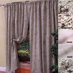    84 Long Montecito Impressions Floral Curtain Panel