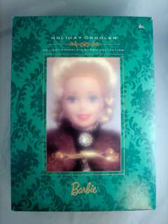 Holiday Caroler 1996 Barbie Doll Porcelain  