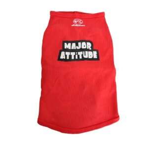   and Meow Dog Tank Top, Major Attitude, Red, Extra Large