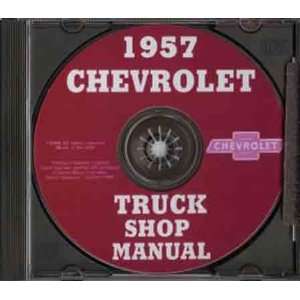  1957 Chevrolet Truck Factory Shop Manual Cd Rom: Books