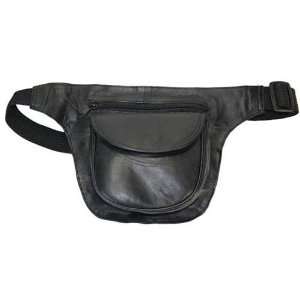 Fanny Pack  Black Leather  035