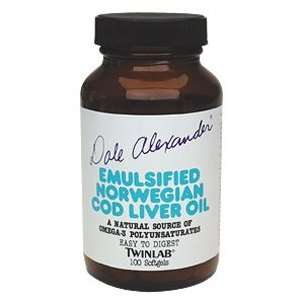  Emulsified Cod Liver Oil, 1100 mg, 100 softgels Health 
