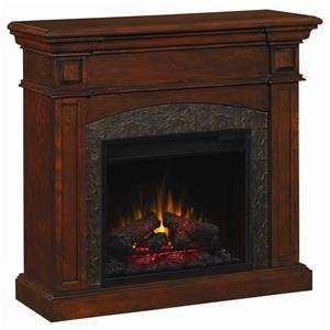  Mahogany Dual Mantel Fireplace