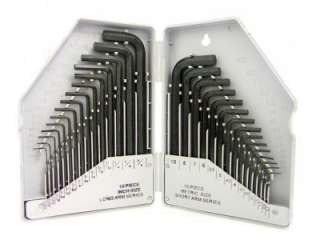 15 pc Inch Size Long Arm Series Hex Keys (sizes from 0.028   3/8 SAE 