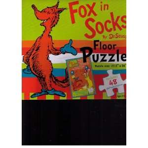    Dr. Seuss Fox in Socks Floor Puzzle: Dr. Seuss: Toys & Games