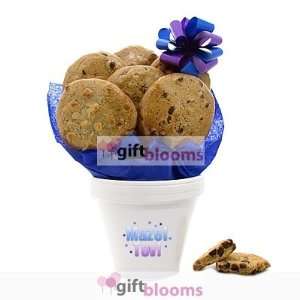  Mazel Tov! Cookie Gift Flower Pot   6 Gourmet Cookies 
