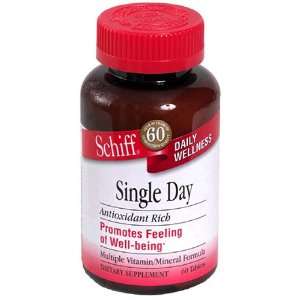Schiff Single Day Multiple Vitamin/Mineral Formula, Tablets , 60 