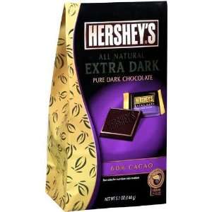 Hersheys Pure Dark Chocolate (Bag) 5.1 oz  Grocery 
