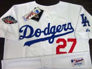   Kemp Los Angeles Dodgers #27 2011 All Star Patch Home Jersey  