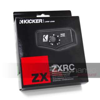KICKER ZXRC CAR AMP REMOTE BASS KNOB CONTROL FOR IX/ZX/DX AMPLIFIERS 