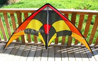 Alpha + / Plus   Red / Orange / Yellow   Dual Line Sport Stunt Kite By 