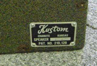 Vintage Kustom PA Cabinet 15 Jensen Special Design & 15 Police 