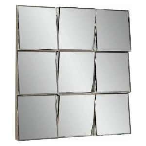  Bassett Mirror M3237B Sasha Clear Square Beveled Wall Mirror 