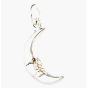   Crescent Moon Charm Necklace Pendant Womens Mens Jewelry: Jewelry