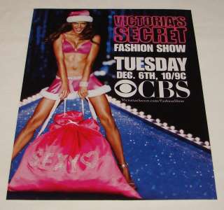 2005 CBS tv ad page ~ VICTORIAS SECRET FASHION SHOW  