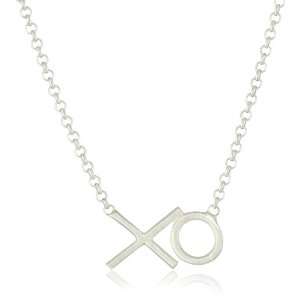 Dogeared Jewels & Gifts Love Silver Kiss and Hug Necklace 18