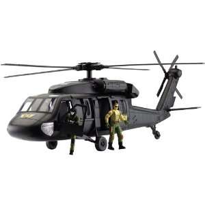  Giant Black Hawk Helicopter Playset Toys & Games