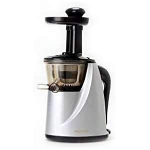  Hurom Slow Juicer Model HU 100S New Silver with Cookbook 