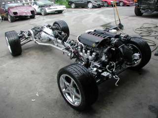 01 Corvette C5 Rolling Drivetrain Chassis LS1 with Auto Transmission 