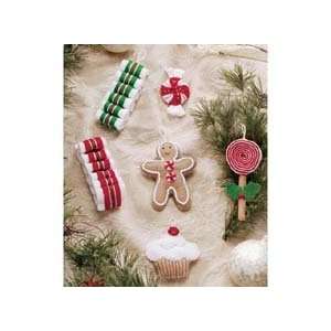  Sugar Plum Fairy Ornaments Felt Applique Kit 3X3 Set of 