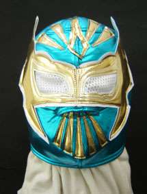 Y50 SIN CARA AZUL wrestling mask YOUNG SIZE lucha libre FREE  