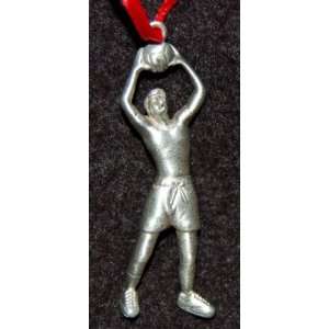 Volleyball Setter   Pewter Christmas Ornament
