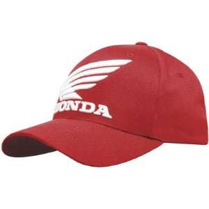  Honda Collection Big Wing Hat Red Large/X Large: Sports 