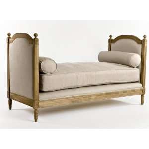 Antoinette French Country Limed Oak Day Bed:  Home 
