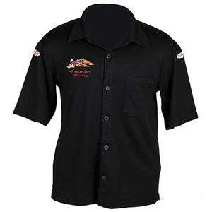  Joe Rocket Honda Crew Pit Shirt   X Small/Black 