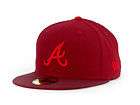   59Fifty Atlanta Braves MLB Tri tone Fitted Cap Hat $34 NO STICKER