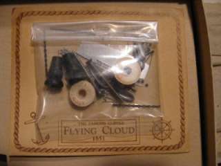   FLYING CLOUD WOOD TOY SAILING SHIP BOAT HOBBY MODEL KIT IN BOX  