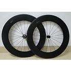 88mm clincher carbon wheelset carbon fiber bike wheels 700C full 