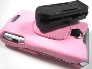 baby pink leather hard case cover pouch for motorola all razr razor v3 
