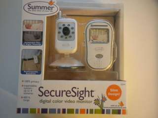   SecureSight SECURE SIGHT DIGITAL COLOR VIDEO BABY MONITOR 02040  