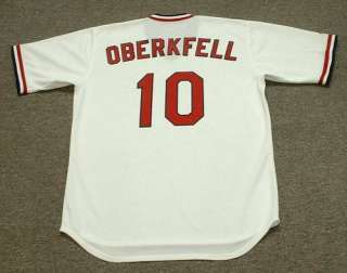 KEN OBERKFELL Cardinals 1982 Throwback Jersey LARGE  