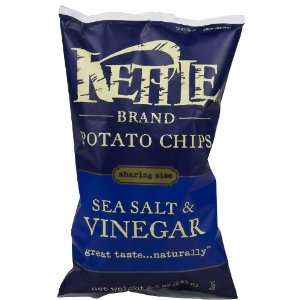 Kettle Brand Sea Salt & Vinegar Chips Grocery & Gourmet Food