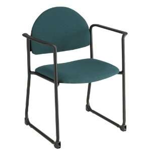  KFI Seating 1300 Series 1.5 Seat Sled Chair with Arms 