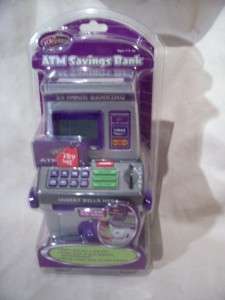 ATM Savings Bank NEW IN PACKAGE Works Like Real ATM  