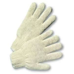  Standard String Knit Poly/Cotton Gloves, Size Large, Pack 