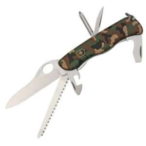  Swiss Army Knives 54877 Part Serrated One Hand Trekker Pocket Knife 
