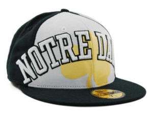 NEW New Era Notre Dame NCAA Arch Rival Fitted Cap Hat  