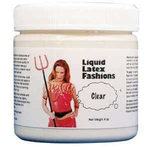  Ammonia Free Liquid Latex Body Paint   4oz Clear: Beauty