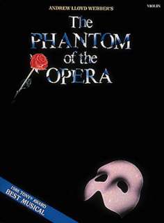 The Phantom of the Opera   Violin Solo Sheet Music Book  