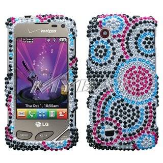  Diamante Fit LG Chocolate Touch VX8575 Snap on Cover Hard Cover Case 