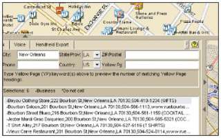   Canadian business and white page phone and address listings included