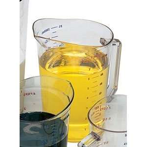   qt Capacity, Camwear Clear Polycarbonate Liquid Measuring Cup